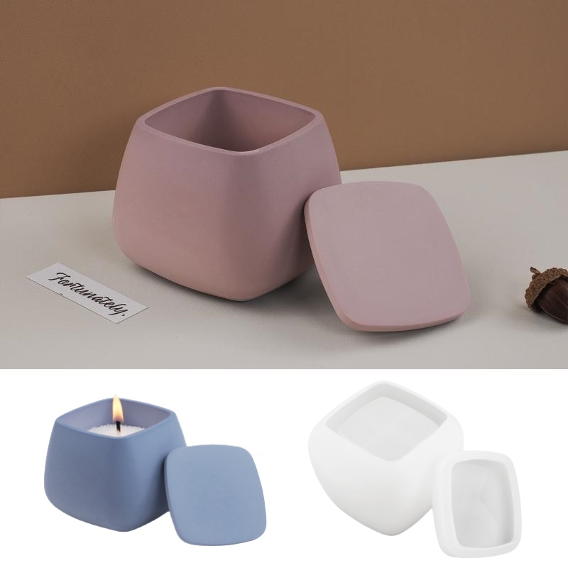 Candle Making Tools - 1 conjunto caixa de armazenamento quadrado