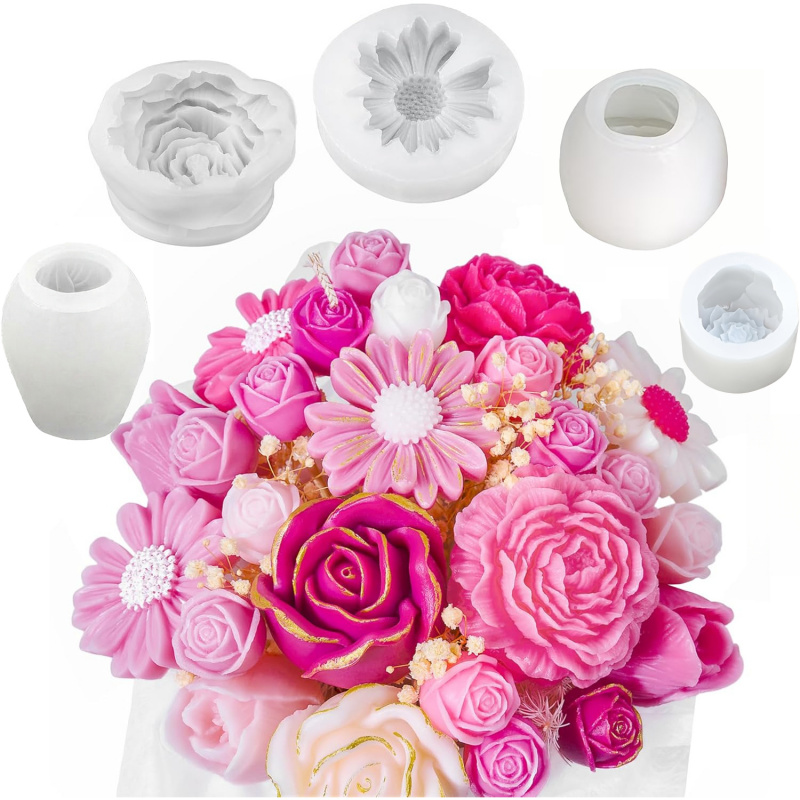 Candle Making Kit Wholesale - Conjunto de moldes de silicone 3D