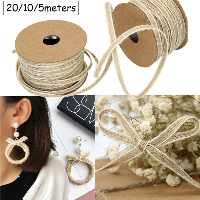 Jute Bag Packaging - Corda de juta natural 20/10/5m, corda