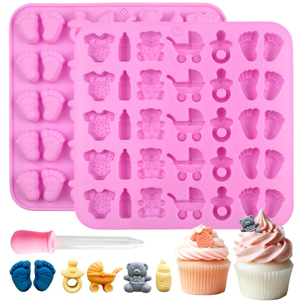 Candle Making Workshop - Conjunto de 2 Moldes de Silicone