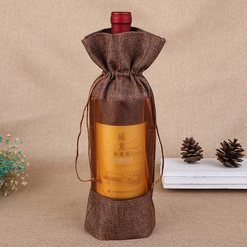 1 pçs imitação de juta saco de - Jute Bag Packaging avaliação e preço