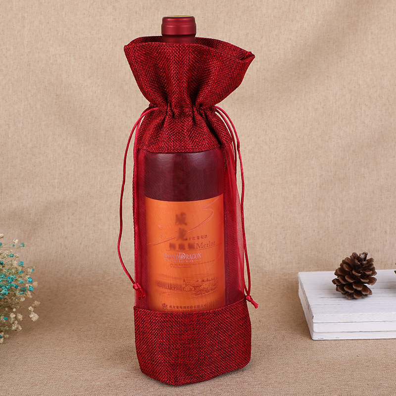 1 pçs imitação de juta saco de - Jute Bag Packaging avaliação e preço