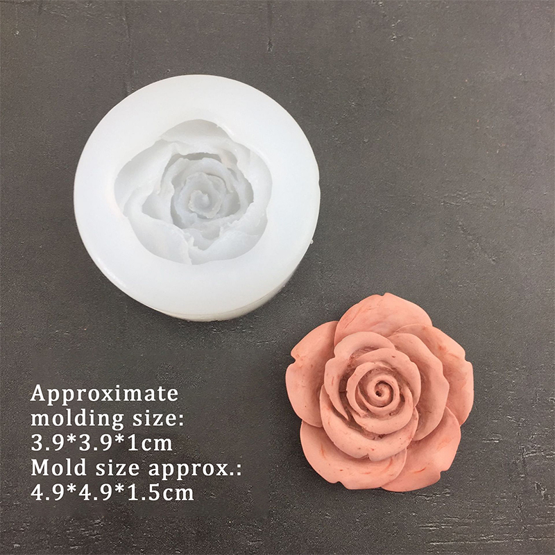3D Rose Flower Shape Silicone  - Candle Making Tutorial avaliação e preço