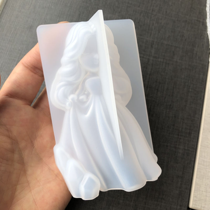 3d bonito princesa silicone ve - Candle Making Tutorial avaliação e preço