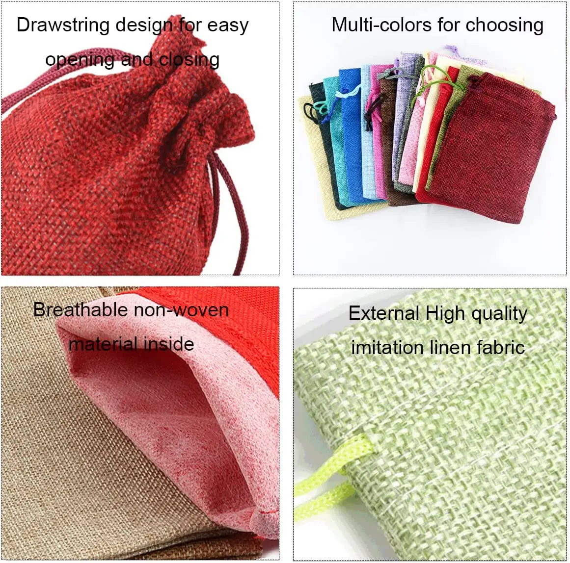 10/5 pçs juta cordão natural s - Jute Bag Packaging avaliação e preço