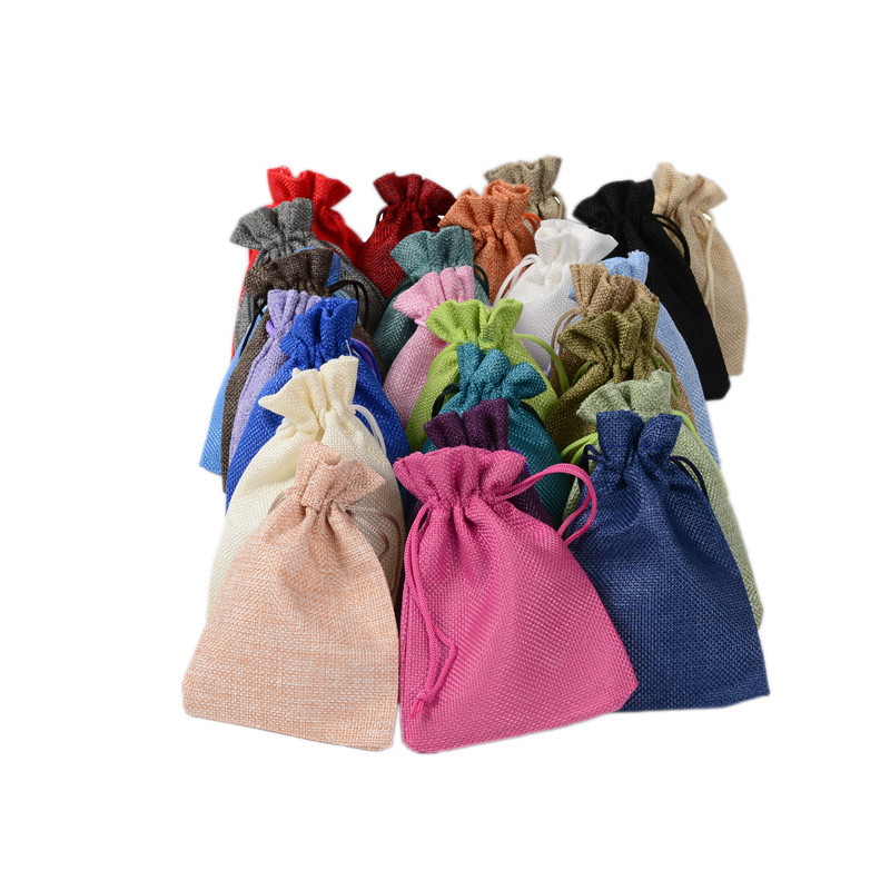 Pacote com 50 Sacos de Linho e - Jute Bag Packaging avaliação e preço