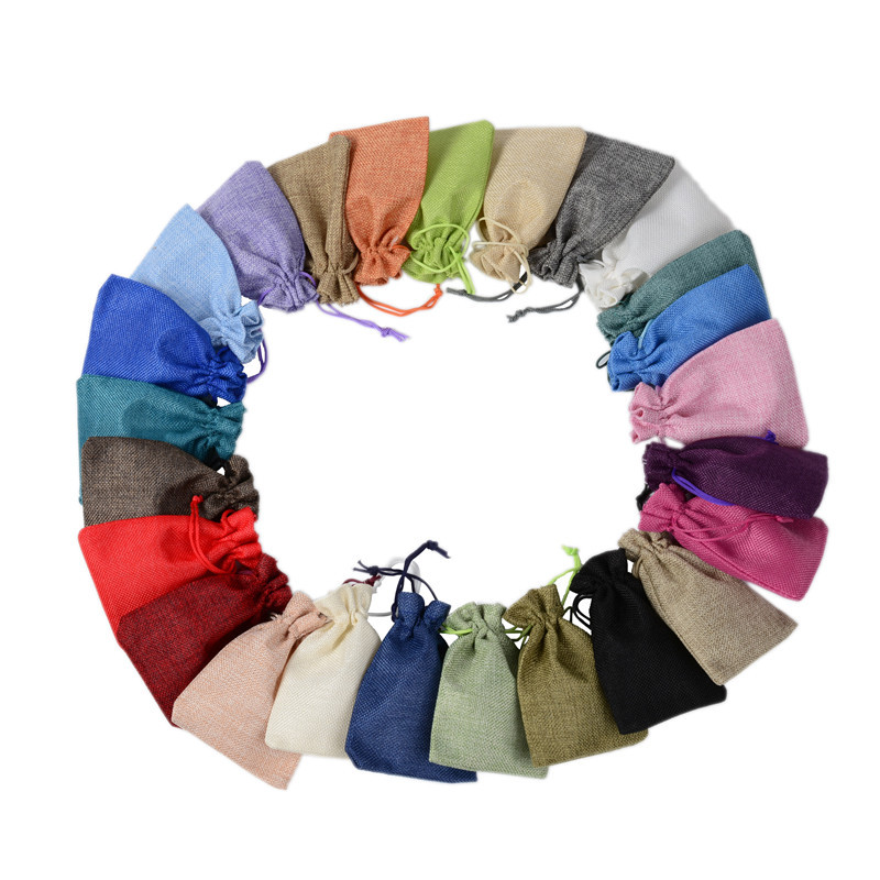 Pacote com 50 Sacos de Linho e - Jute Bag Packaging avaliação e preço