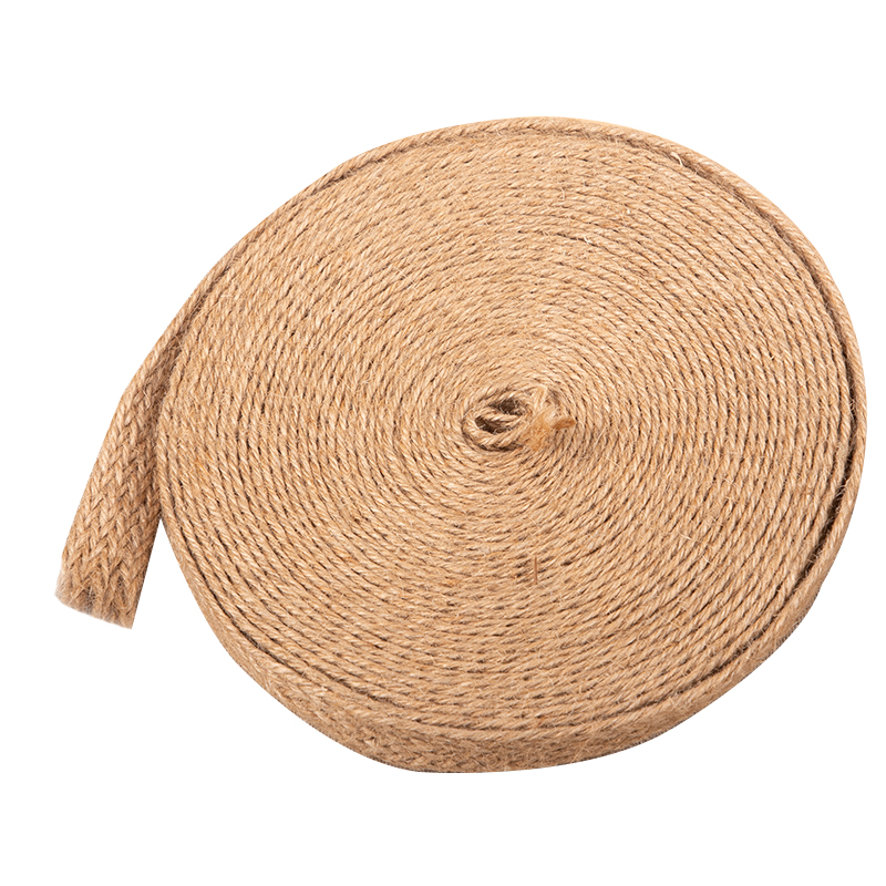 10m/rolo plana trançado cabos  - Jute Bag Packaging avaliação e preço
