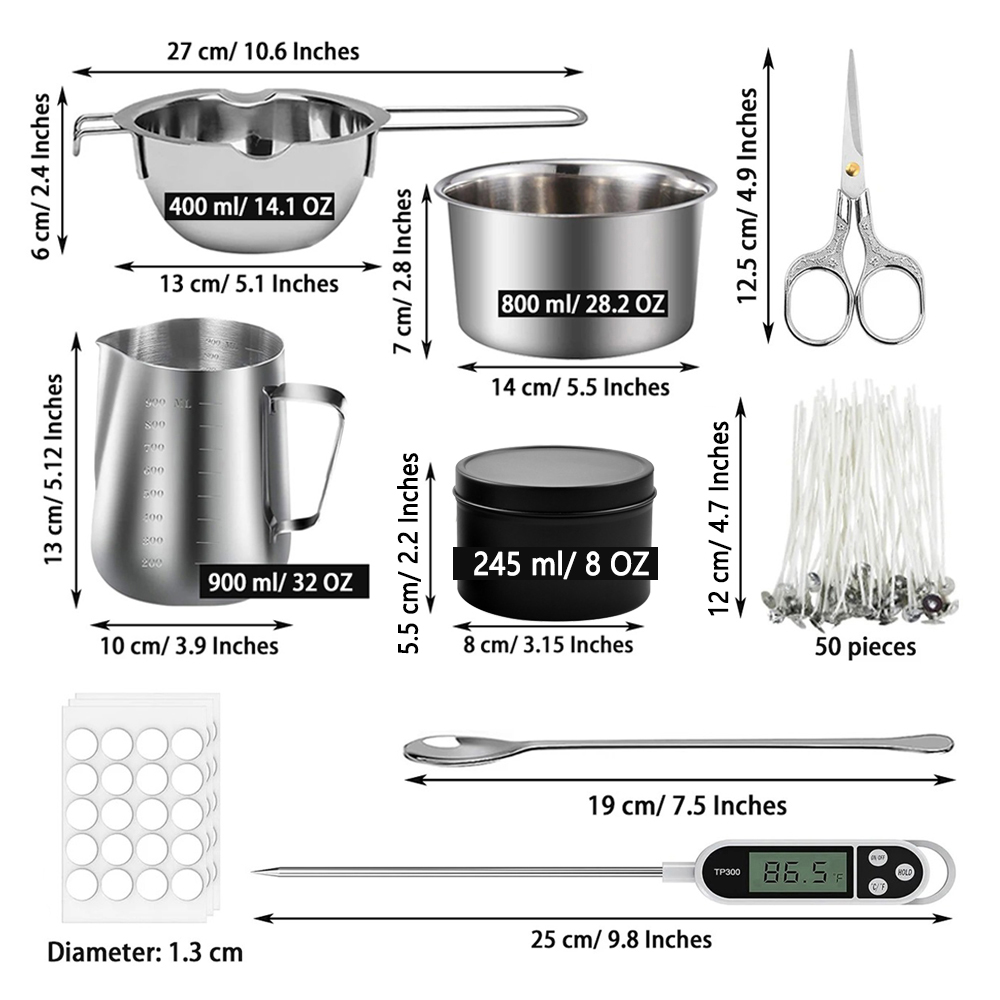 Glintmos Kit de fabricação de  - Candle Making Tools avaliação e preço