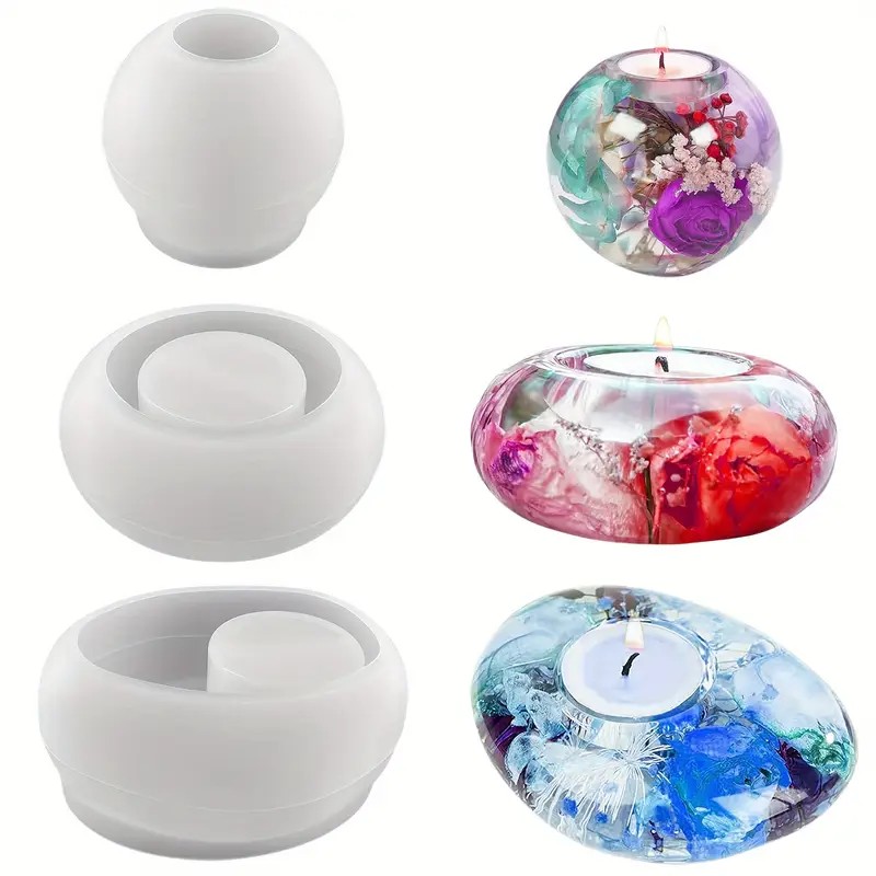 Molde de silicone de resina de - Candle Making Tutorial avaliação e preço