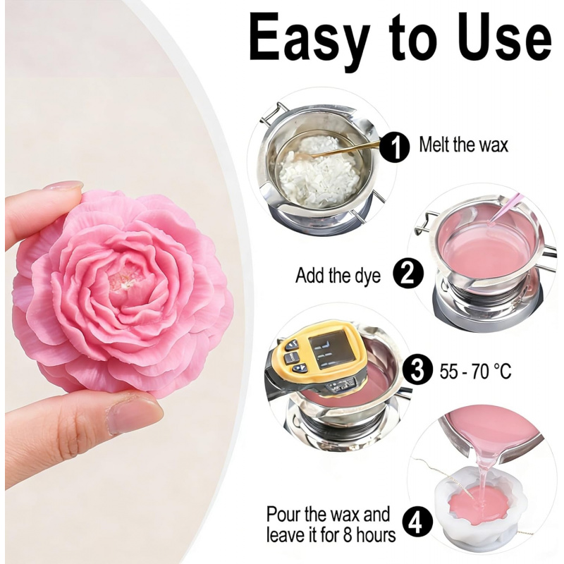 Conjunto de moldes de silicone - Candle Making Kit Wholesale avaliação e preço