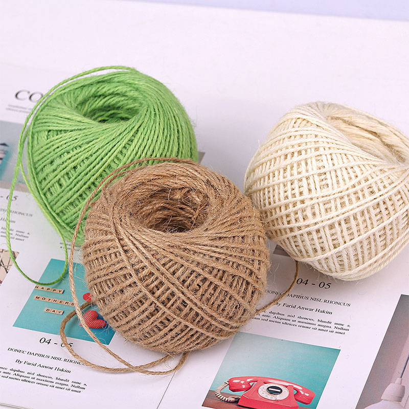 Fio de juta natural colorido d - Jute Bag Packaging avaliação e preço