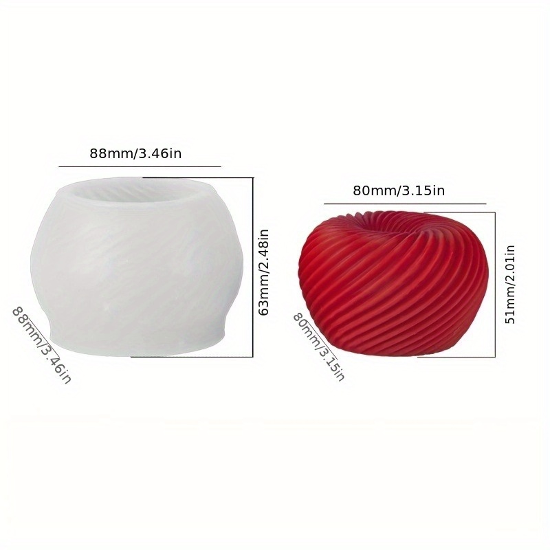 Um molde de silicone em format - Candle Making Tutorial avaliação e preço