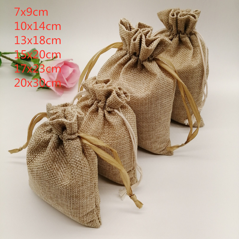 Sacolas de linho de juta, saco - Jute Bag Packaging avaliação e preço