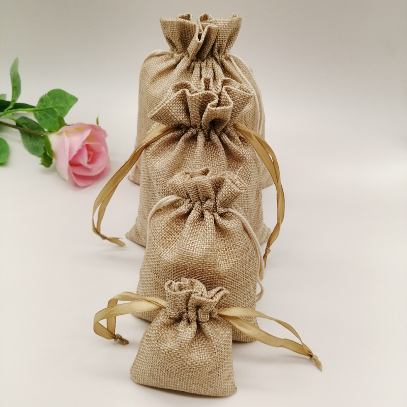 Sacolas de linho de juta, saco - Jute Bag Packaging avaliação e preço