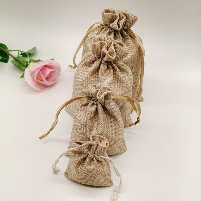 Sacolas de linho de juta, saco - Jute Bag Packaging avaliação e preço