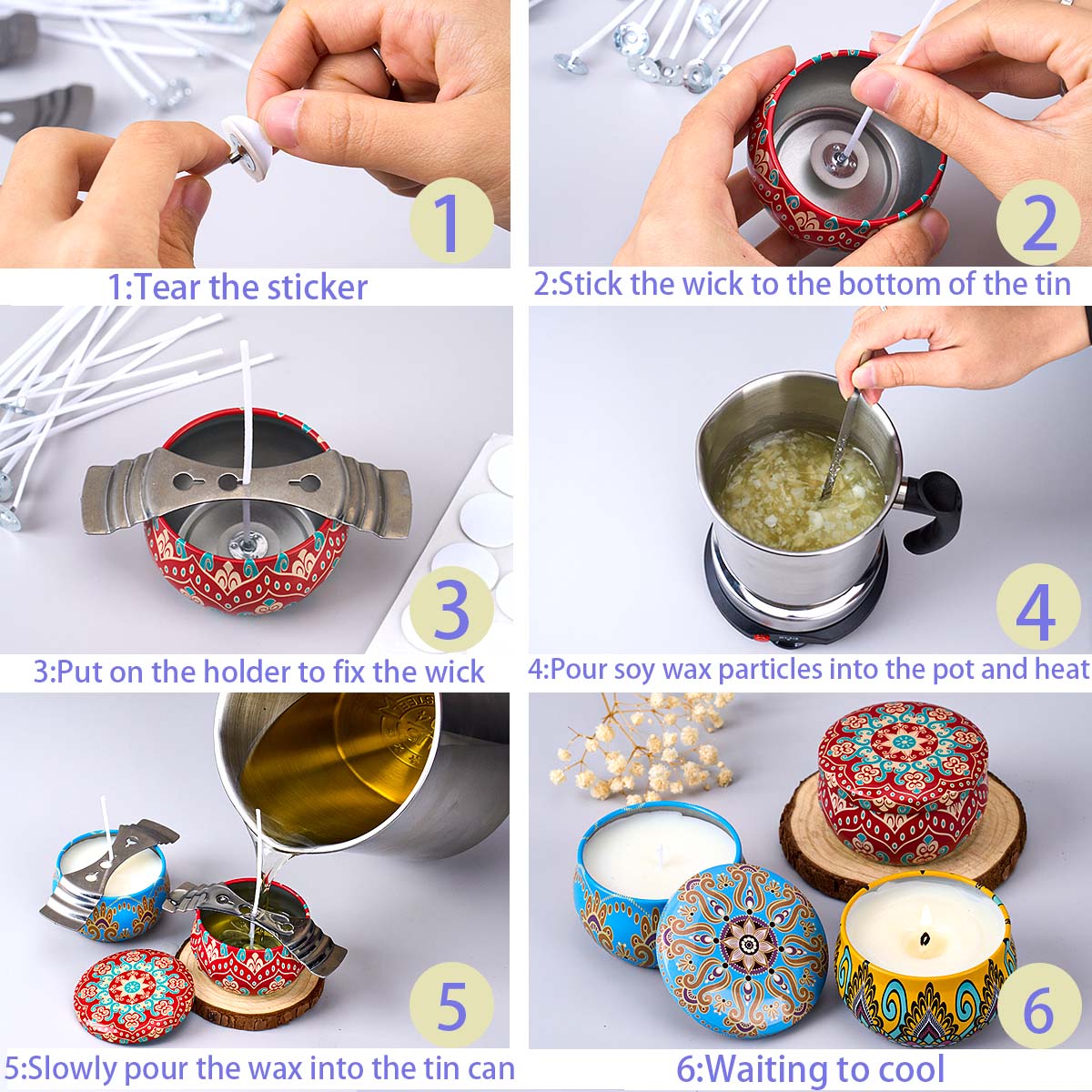 Kit de Ferramentas para Fazer  - Candle Making Kit Wholesale avaliação e preço